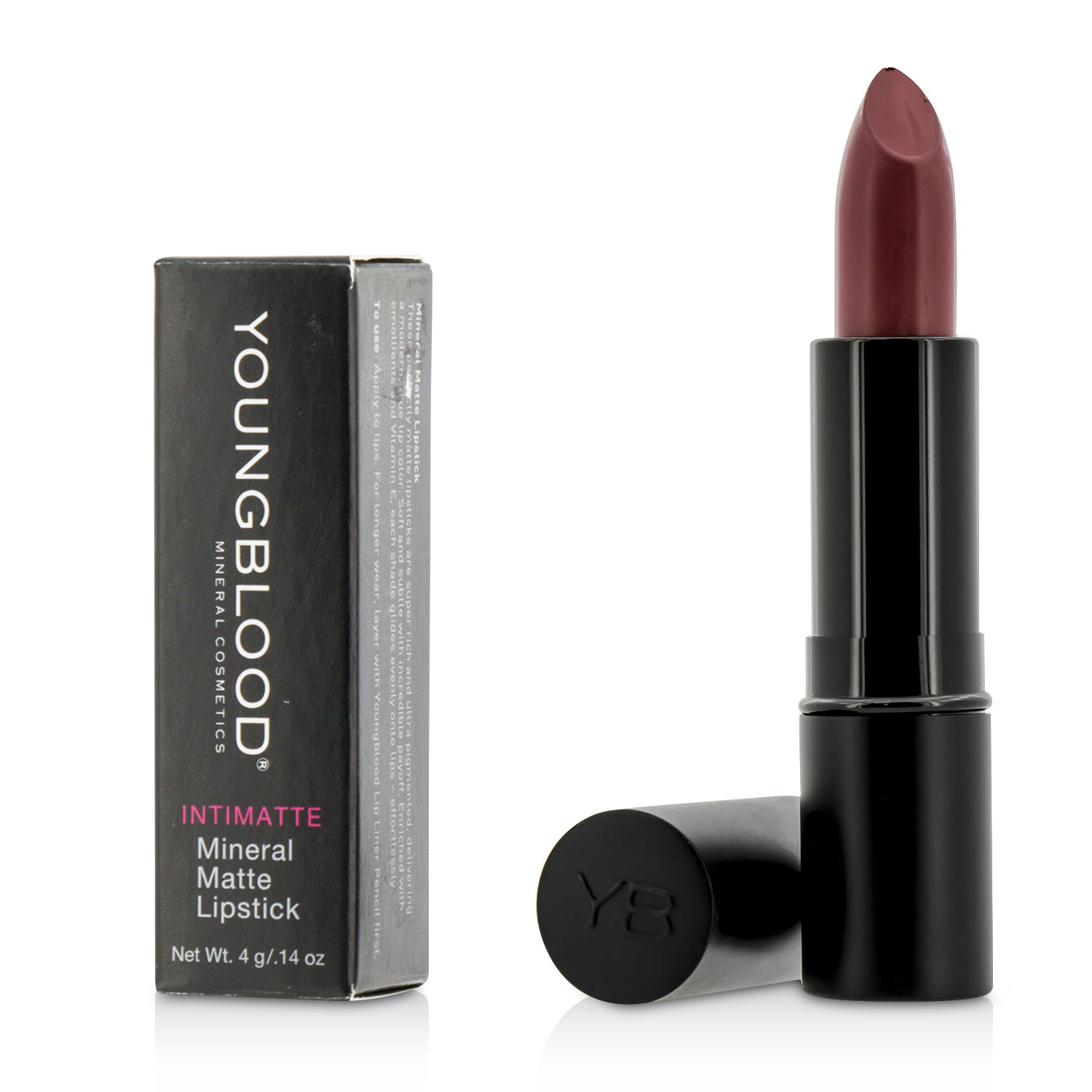Youngblood/ヤングブラッド+インティマット ミネラルマットリップスティック+4g/0.14oz+#Vamp ブランドコスメ